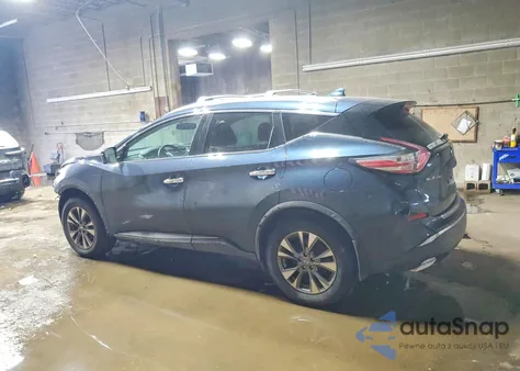 2017 Nissan Murano S z USA, uszkodzony, nr VIN 5N1AZ2MHXHN169006